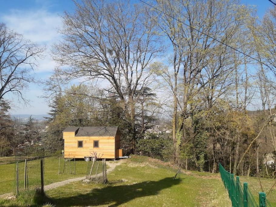 Micro Maison Bois / Tiny House Au Calme Crest Exterior foto