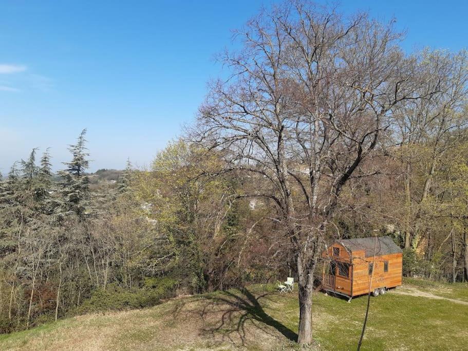 Micro Maison Bois / Tiny House Au Calme Crest Exterior foto